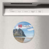 Kvalvika Lofoten Norwegen Magnet (In Situ (Geschirrspüler))