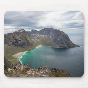 Kvalvika Lofoten Norwegen Mousepad