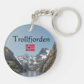 Kvalvika Lofoten Norwegen Schlüsselanhänger (Rückseite)