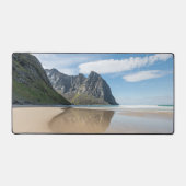 Kvalvika Lofoten Norwegen Schreibtischunterlage (Vorderseite)