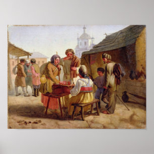 Kvas Seller, 1862 Poster