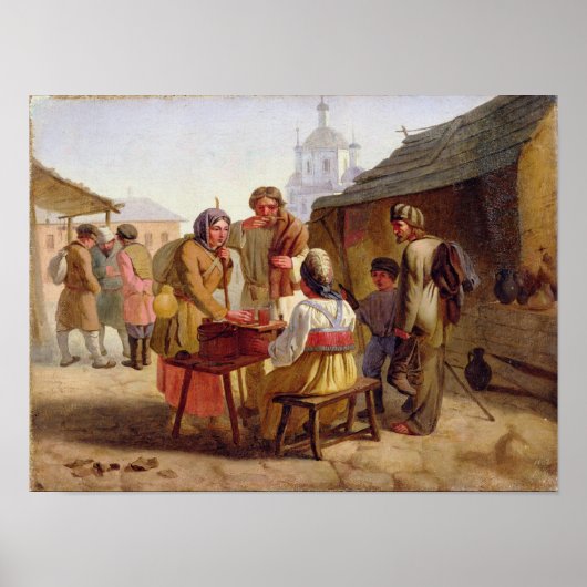 Kvas Seller, 1862 Poster (Vorne)
