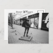 Kvinneakt und die Tauben Einladungspostkarte (Vorne/Hinten)