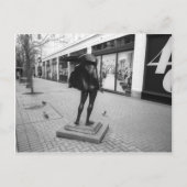 Kvinneakt und die Tauben Einladungspostkarte