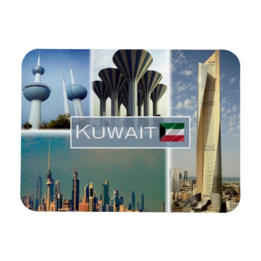 KW - Kuwait - Wasserturm - Magnet (Horizontal)