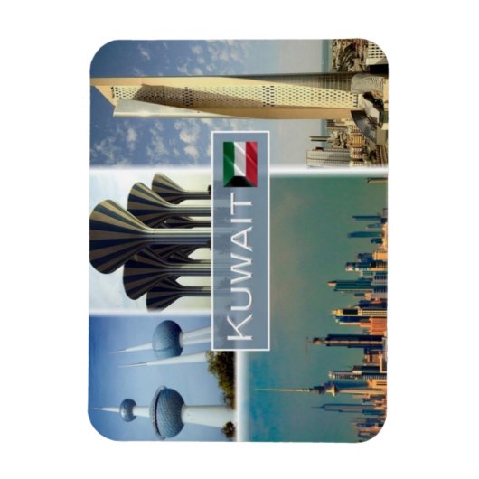 KW - Kuwait - Wasserturm - Magnet (Vertikal)