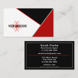 KW Red Business Cards Visitenkarte