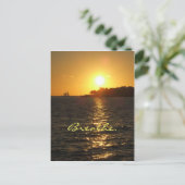 KW Sonnenuntergang Postkarte (Stehend Vorderseite)