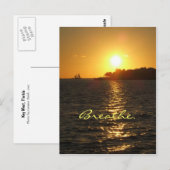 KW Sonnenuntergang Postkarte (Vorne/Hinten)