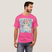 Kwaii Cat Unicorn T-Shirt (Vorne ganz)