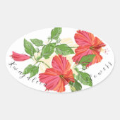 Kwaj Blume Sticker (Vorderseite)