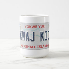 Kwaj Kindereitelkeits-Lizenz-Platten-Kaffee-Tasse Kaffeetasse