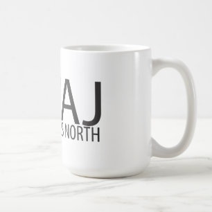 KWAJ neun Grad Nord Kaffeetasse