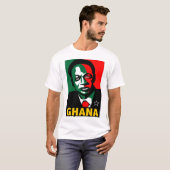 KWAME NKRUMAH- SCHWARZ-STERN T-Shirt (Vorne ganz)