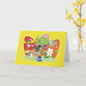 Kwamis Frohe Ostern Karte (Gelbe Blume)