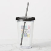 Kwamis | Power nach oben Acryltrinkbecher (Rückseite)