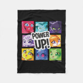 Kwamis | Power nach oben Fleecedecke (Vorderseite)