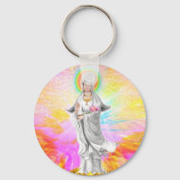 Kwan Yin Die Göttin des Mitgefühls mit rosa