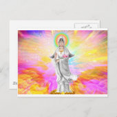 Kwan Yin Die Göttin des Mitgefühls Postkarte (Vorne/Hinten)