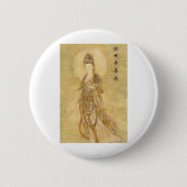 Kwan Yin die Göttin des Mitleids Button (Vorderseite)
