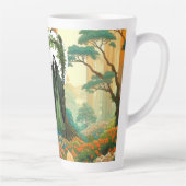 "Kwan-yin", Göttin des Mitgefühls, Latte-Tasse Milchtasse (Rechts)