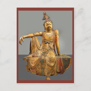 Kwan Yin oder Guanyin Chinesische Göttin der Gnade Postkarte
