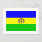 KwaNdebele-Flagge Postkarte (Vorderseite)