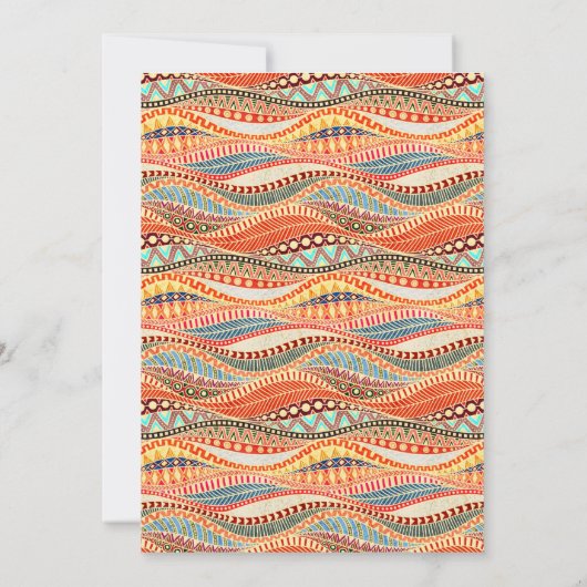 Kwanza Habari Gani Holiday Card Einladung (Rückseite)