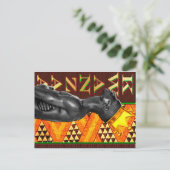 Kwanza Postkarte (Stehend Vorderseite)