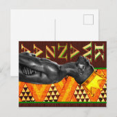 Kwanza Postkarte (Vorne/Hinten)