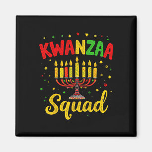Kwanza Squad Familie Matching Afroamerikanisches G Magnet