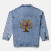 Kwanza Tree Women's Denim Jacket Jeansjacke (Rückseite)