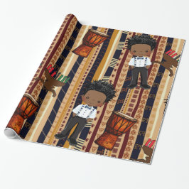 Kwanza Wrapping Paper Geschenkpapier