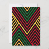 Kwanzaa 4 Foto Feiertagskarte (Rückseite)