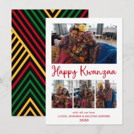 Kwanzaa 4 Foto Feiertagskarte