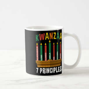 Kwanzaa 7 Grundsätze Candles Kinara Pan Afrikaner Kaffeetasse