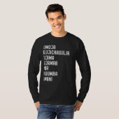 Kwanzaa 7 Grundsätze Umoja Kujichagulia Ujima Ujam T-Shirt (Vorne ganz)