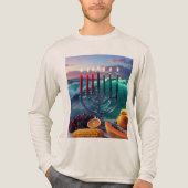 KWANZAA - 7 NIGHTS - KINARA Tri-Blend SHIRT (Vorderseite)