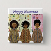 Kwanzaa African American Choir Button (Vorderseite)
