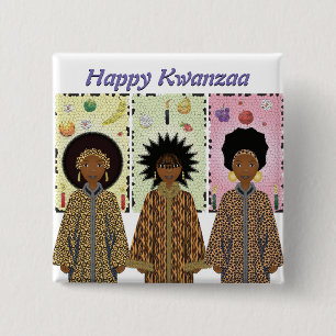 Kwanzaa African American Choir Button