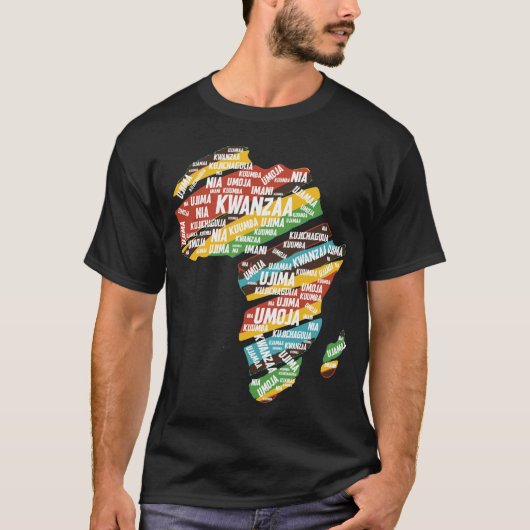 Kwanzaa African American Holiday ADOS Gift T-Shirt (Vorderseite)