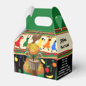 Kwanzaa African American Holiday Favor Box Geschenkschachtel (Vorderseite)