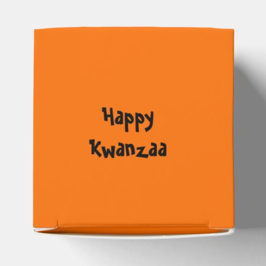 Kwanzaa African American Holiday Favor Box Geschenkschachtel (Oben)