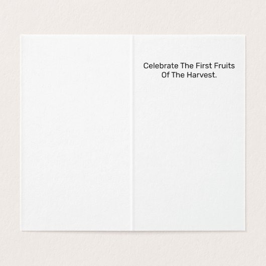 Kwanzaa American Holiday (Innenseite Aufgefaltet)