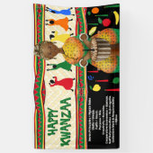 Kwanzaa American Holiday Banner (Vertikal)