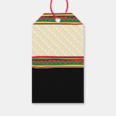 Kwanzaa American Holiday Geschenkanhänger (Rückseite)