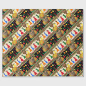 Kwanzaa American Holiday Geschenkpapier (Flach)