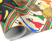 Kwanzaa American Holiday Geschenkpapier (Rolleneckpunkt)