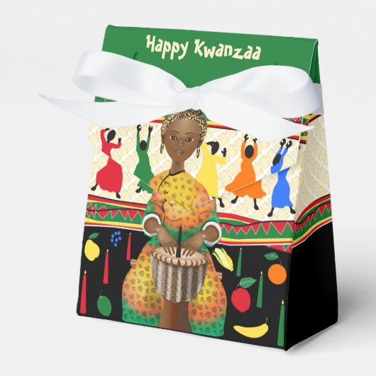 Kwanzaa American Holiday Geschenkschachtel (Vorderseite)