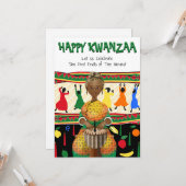 Kwanzaa American Holiday Karte (Vorderseite/Rückseite Beispiel)